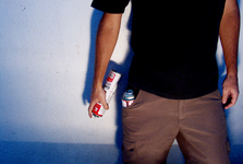 Tohle sprejer v Náměšti nečekal! Policisté ho načapali přímo při činu