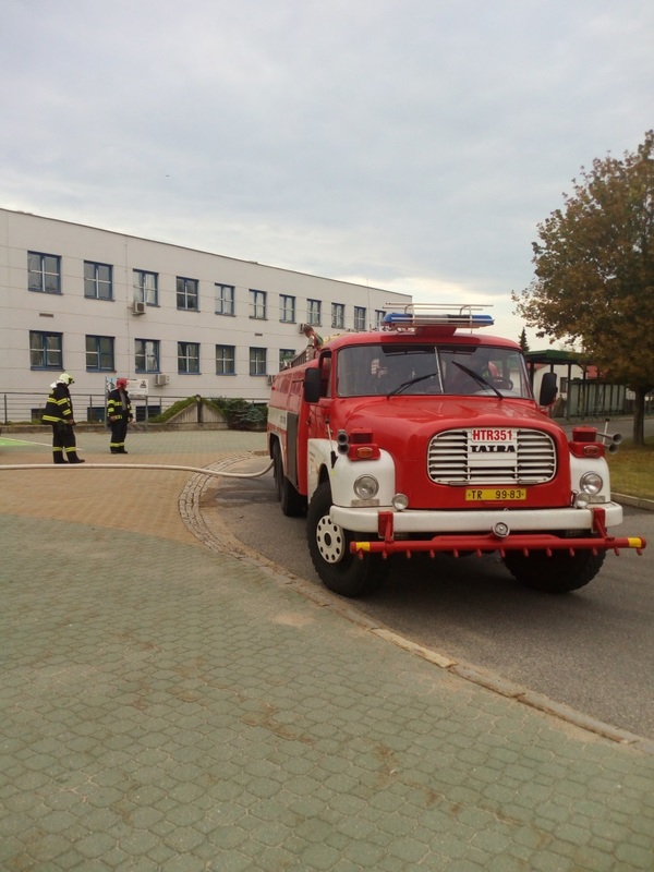 požár