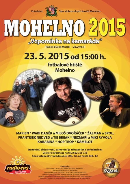 Festival Mohelno 2015 plakát